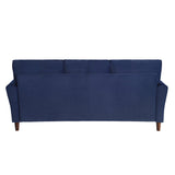 Dunleith Blue Velvet Sofa - Ornate Home