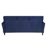 Dunleith Blue Velvet Sofa - Ornate Home