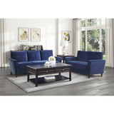 Dunleith Blue Velvet Sofa - Ornate Home