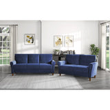 Dunleith Blue Velvet Sofa - Ornate Home