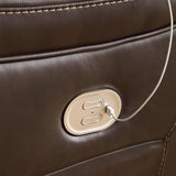 Dunleith Chocolate 3-Piece Power Reclining Sofa (Online Special Price) - Ornate Home