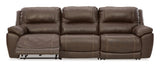 Dunleith Chocolate 3-Piece Power Reclining Sofa (Online Special Price) - Ornate Home