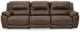 Dunleith Chocolate 3-Piece Power Reclining Sofa (Online Special Price) - Ornate Home