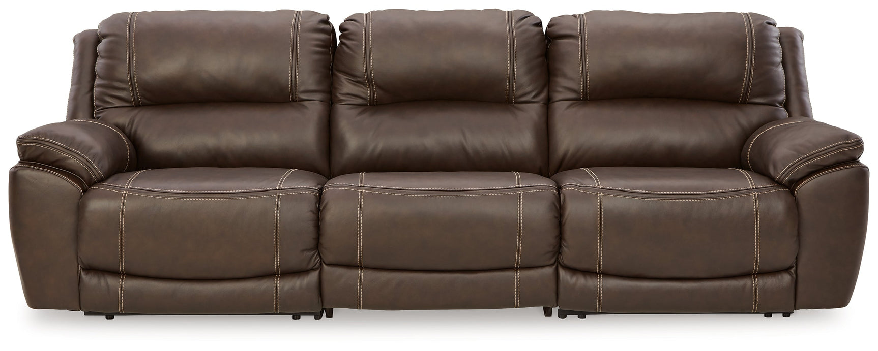 Dunleith Chocolate 3-Piece Power Reclining Sofa (Online Special Price) - Ornate Home