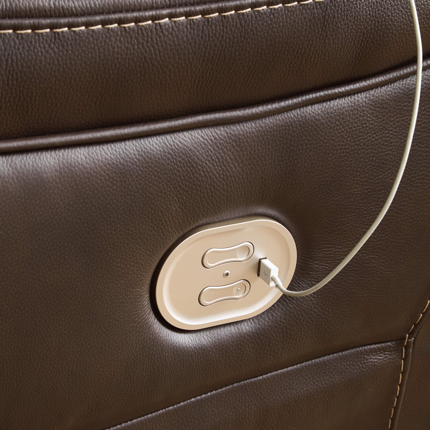 Dunleith Chocolate Zero Wall Power Recliner w/PWR HDRST - Ornate Home