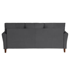 Dunleith Gray Velvet Sofa - Ornate Home