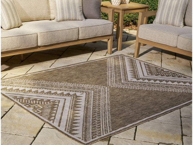 Dunsler Brown/Cream 8 x 10 Rug (Online Special Price) - Ornate Home