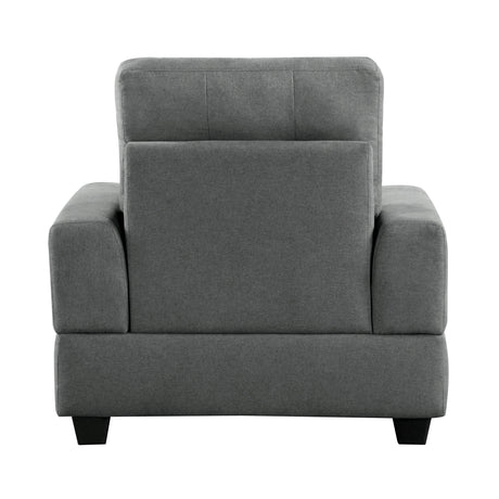 Dunstan Dark Gray Chair - Ornate Home