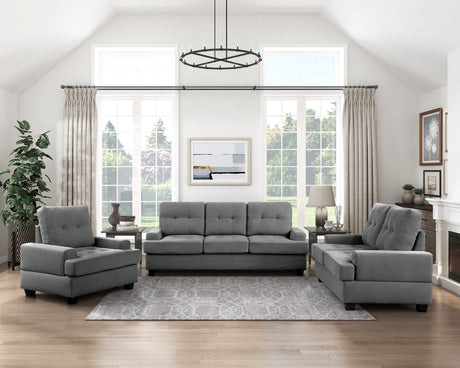 Dunstan Dark Gray Chair - Ornate Home