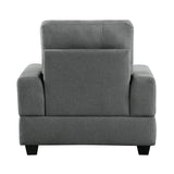 Dunstan Dark Gray Chair - Ornate Home