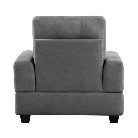 Dunstan Dark Gray Chair - Ornate Home