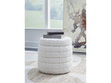 Duntler Ivory Storage Ottoman - Ornate Home