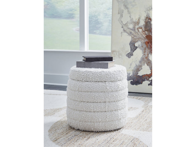 Duntler Ivory Storage Ottoman - Ornate Home