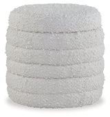 Duntler Ivory Storage Ottoman - Ornate Home