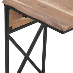 Dunwell Brown/Black Accent Table - Ornate Home