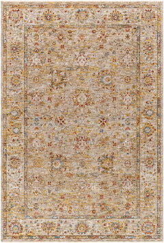 Duong Beige Textured Rug with Fringes - Ornate Home