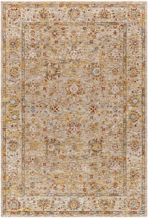 Duong Beige Textured Rug with Fringes - Ornate Home