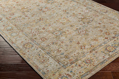 Duong Beige Textured Rug with Fringes - Ornate Home