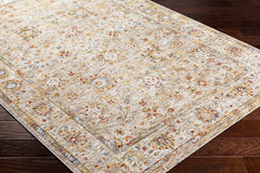Duong Beige Textured Rug with Fringes - Ornate Home