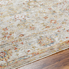 Duong Beige Textured Rug with Fringes - Ornate Home