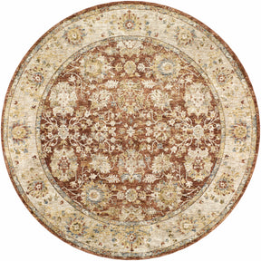 Duong Rust Textured Rug with Fringes - Ornate Home