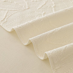 Durable Cooling Couch Cover for Dogs Textured Chic Leaf Summer Throw Cover Blanket - Ornate Home