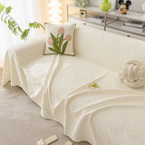 Durable Cooling Couch Cover for Dogs Textured Chic Leaf Summer Throw Cover Blanket - Ornate Home