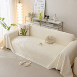 Durable Cooling Couch Cover for Dogs Textured Chic Leaf Summer Throw Cover Blanket - Ornate Home
