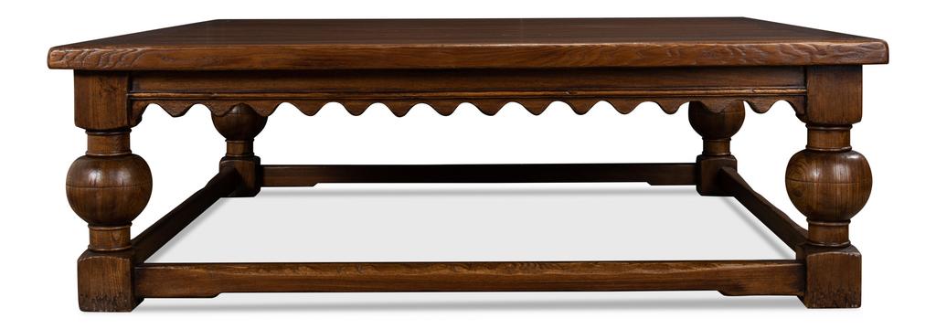 Durand Brown Coffee Table - Ornate Home