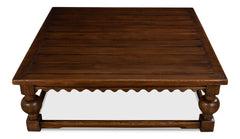Durand Brown Coffee Table - Ornate Home