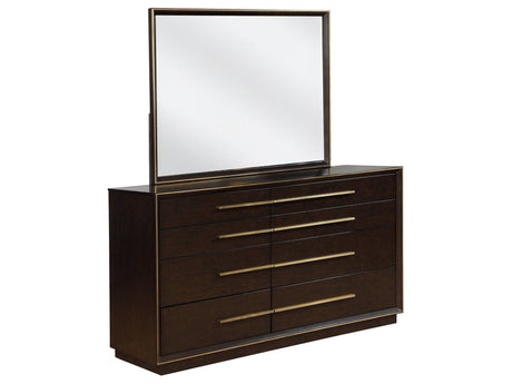 Durango Smoked Peppercorn Dresser and Mirror - Ornate Home