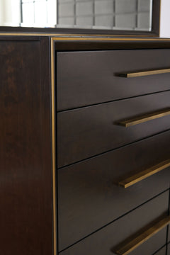 Durango Smoked Peppercorn Dresser and Mirror - Ornate Home