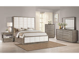 Durango Washed Oak 4-piece 5-piece California King Bedroom Set - Ornate Home