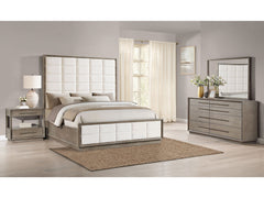 Durango Washed Oak 4-piece Queen Bedroom Set - Ornate Home