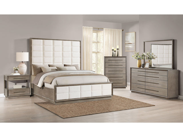 Durango Washed Oak 5-piece Queen Bedroom Set - Ornate Home