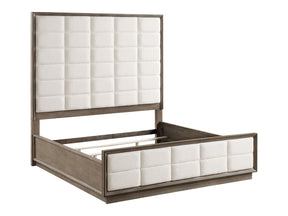 Durango Washed Oak California King Panel Bed - Ornate Home