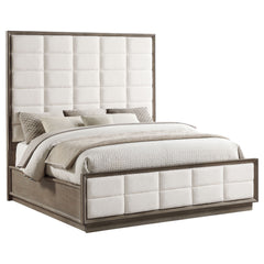 Durango Washed Oak California King Panel Bed - Ornate Home