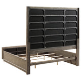 Durango Washed Oak California King Panel Bed - Ornate Home