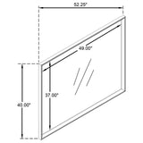 Durango Washed Oak Dresser Mirror - Ornate Home