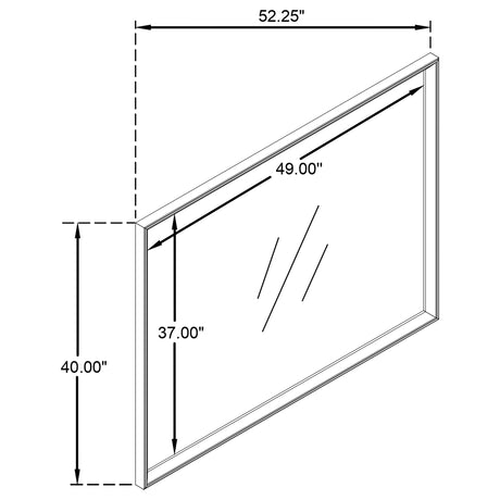 Durango Washed Oak Dresser Mirror - Ornate Home