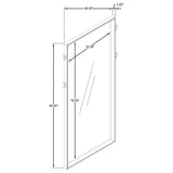 Durango Washed Oak Floor Mirror - Ornate Home