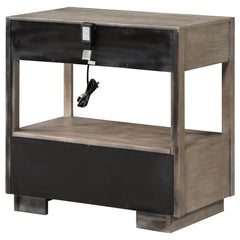 Durango Washed Oak Nightstand - Ornate Home