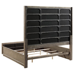 Durango Washed Oak Queen Panel Bed - Ornate Home