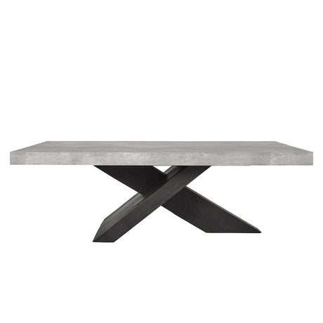 Durant Black/Antique Gray Coffee Table - Ornate Home