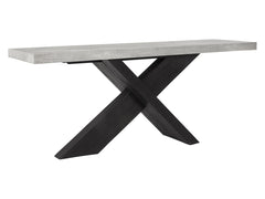 Durant Black/Antique Gray Console Table - Ornate Home