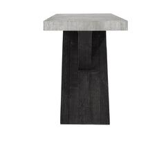 Durant Black/Antique Gray Console Table - Ornate Home