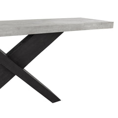 Durant Black/Antique Gray Console Table - Ornate Home