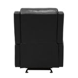 Durant Black Glider Reclining Chair - Ornate Home