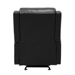 Durant Black Glider Reclining Chair - Ornate Home