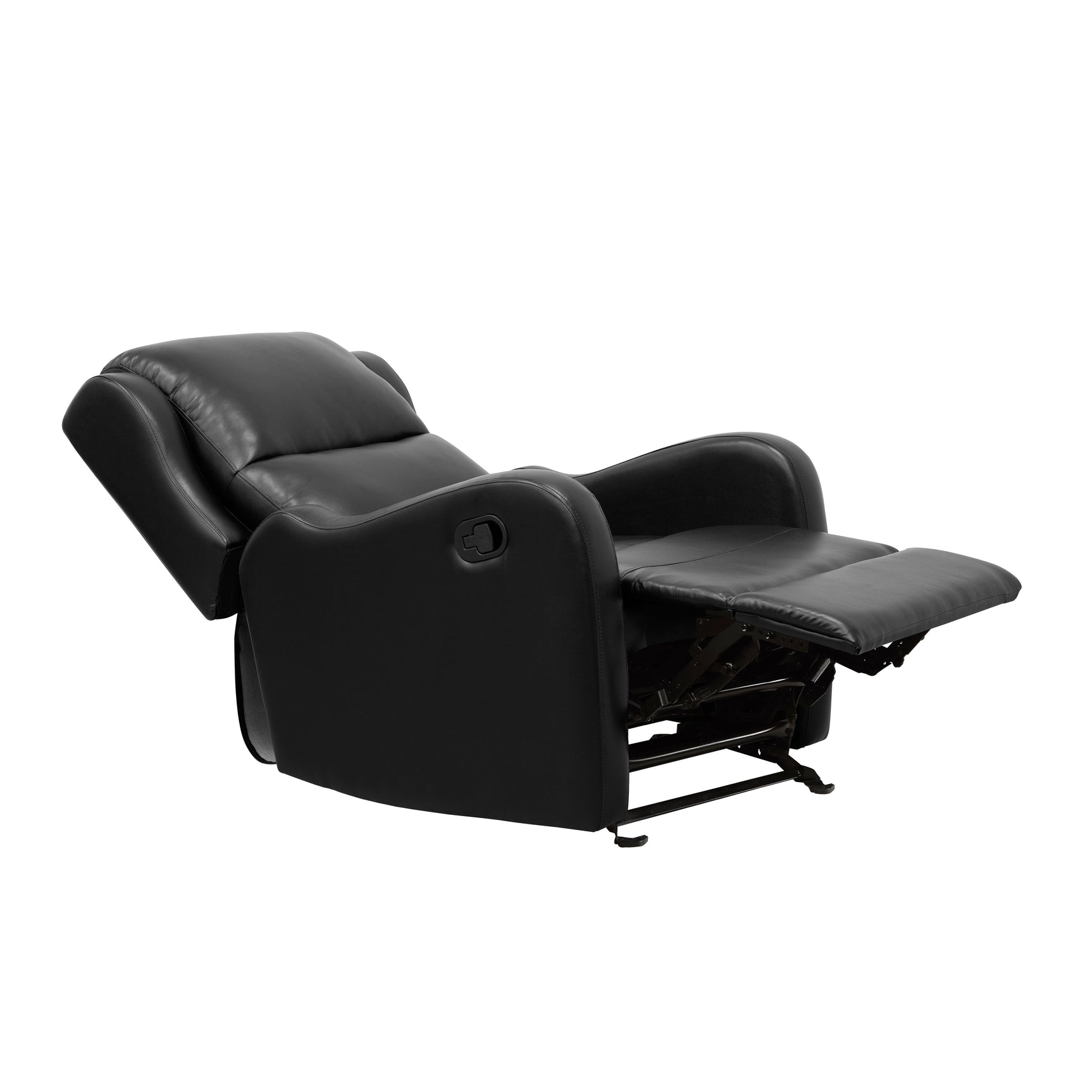 Durant Black Glider Reclining Chair - Ornate Home